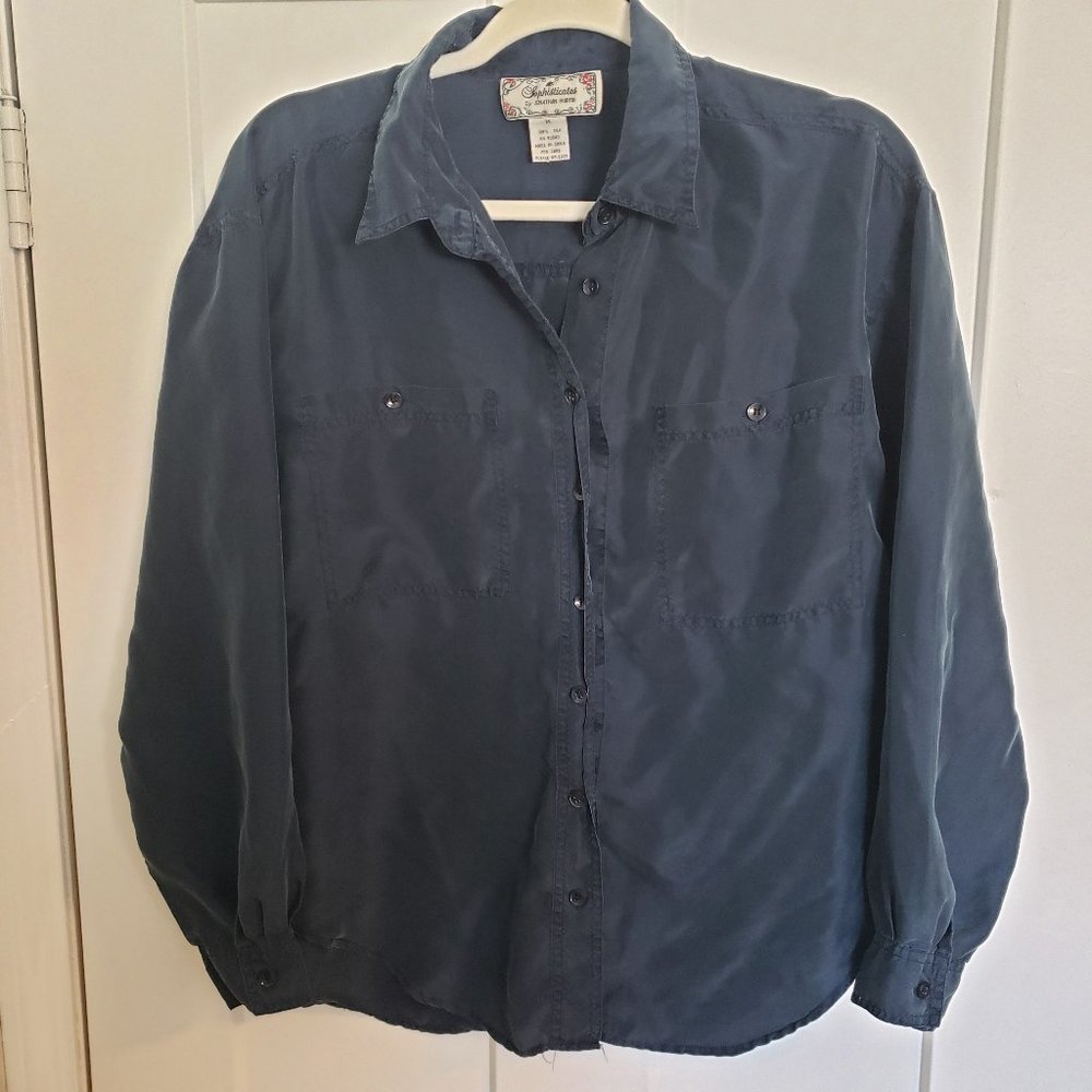 Sophisticates 100% silk blouse